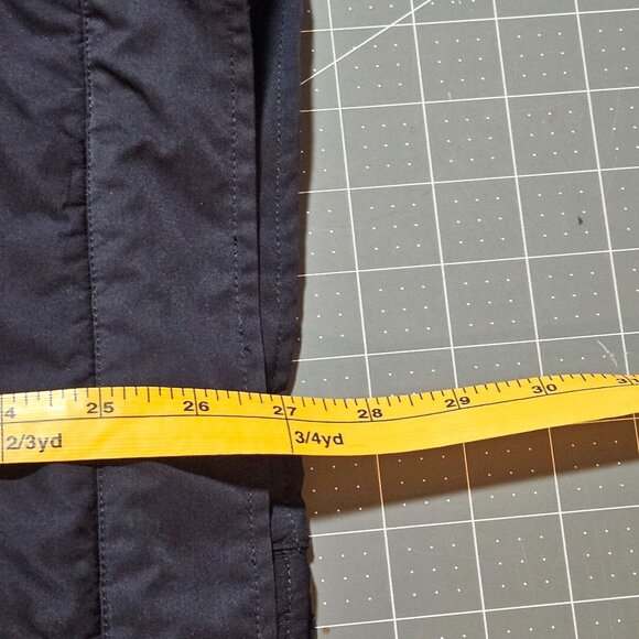 VTG Blue Label Polo Ralph Lauren Coat XXL Navy Fleece Lined Zip M Rolled Hoodie - Picture 13 of 16